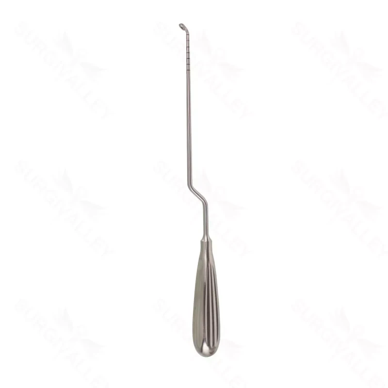 MIS Bayonet Bone Curette – 3/16″ ang Fwd cup – 11 1/2″