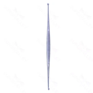 5 1/2″ Martini Bone Curette rnd 2.5x3mm Double-Ended (S01-73-00-407)