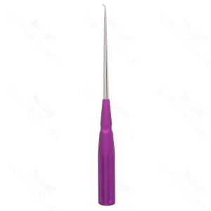 10″ Color Cervical Curette – violet Angled Size 4-0 (S01-73-00-483)