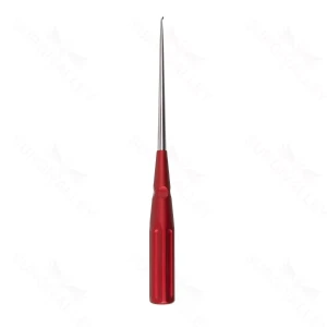 10″ Color Cervical Curette – red Rev. Angled 6-0 (S01-73-00-493)