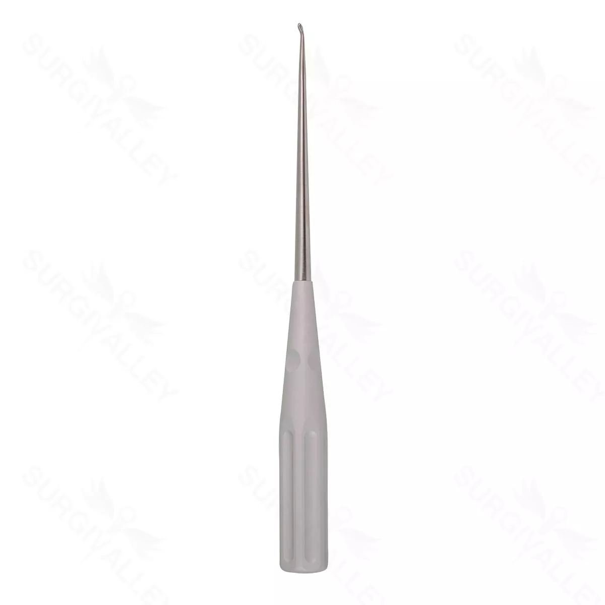 10″ Color Cervical Curette – silver Rev. Angled 5-0