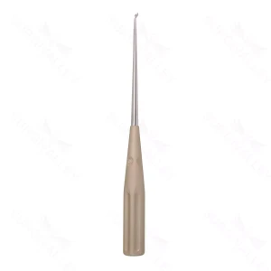 10″ Color Cervical Curette – Gold Rev. Angled 2-0 (S01-73-00-497)