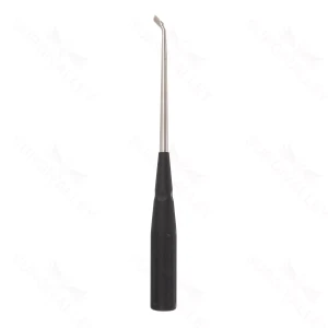 10″ Color Cervical Curette – black Rev. Angled 4 (S01-73-00-502)