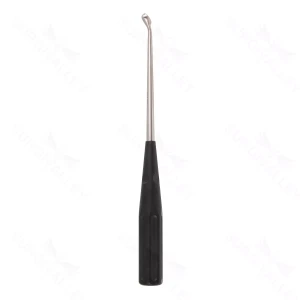 10″ Color Cervical Curette – black Rev. Angled 5 (S01-73-00-503)