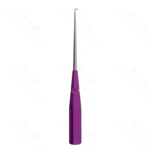 10″ Color Cervical Curette – violet Angled 90° 4-0 (S01-73-00-507)