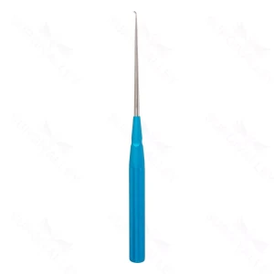 Color Lumbar Curette Angled – 3-0 Turquoise