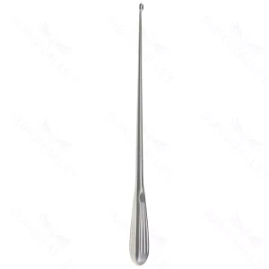 Thoraco-Lumbar IVD Curette – #3 straight 12″ – surgivalley (S01-73-00-596)