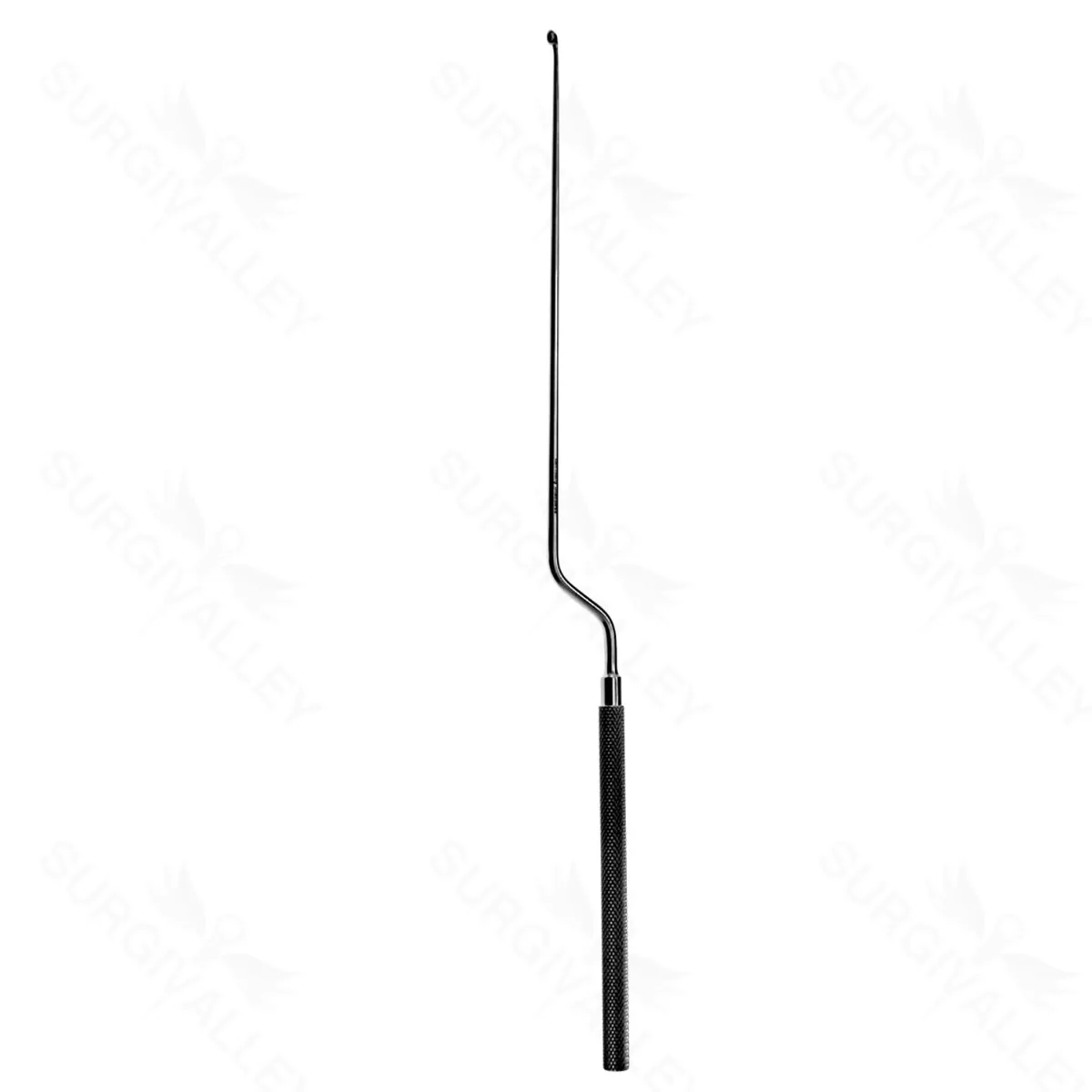 9 1/2″ Panther Coated Micro Curette – 3mm cup straight shaft