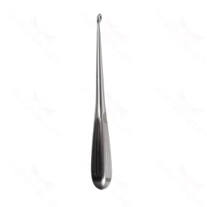 Spinal fusion curette 9" straight size #4 cup round handle – surgivalley (008210083)