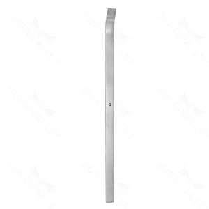 5 1/8" Swiss Osteotome curved 6mm edge – surgivalley (012210208)