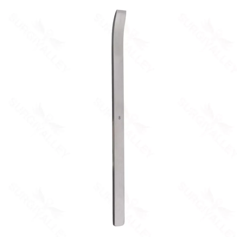 5 1/8″ Swiss Osteotome cvd 8mm edge