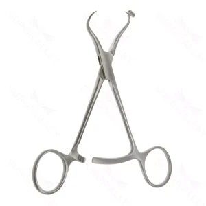 5 1/4" Bone Holding Forceps with drill guide – surgivalley (001210598)