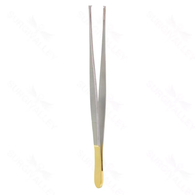 7″ Tissue Forceps – TC 1×2 teeth standard