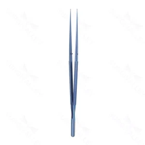 9″ LighTouch Ring Tip Forceps – 1mm straight