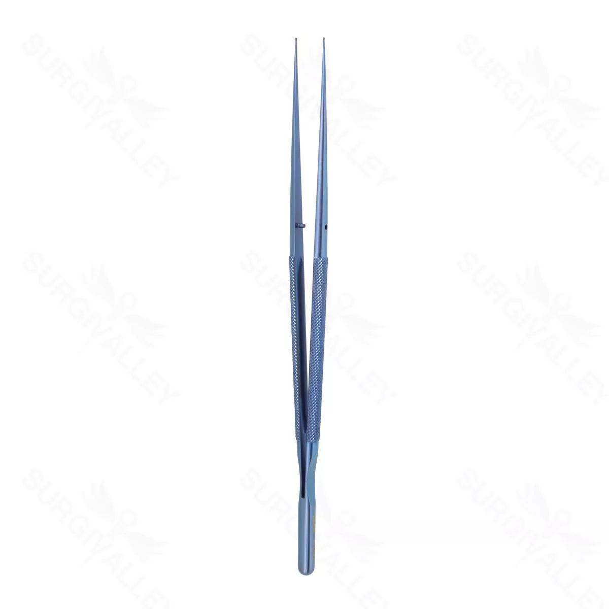 9″ LighTouch Ring Tip Forceps – 1mm straight