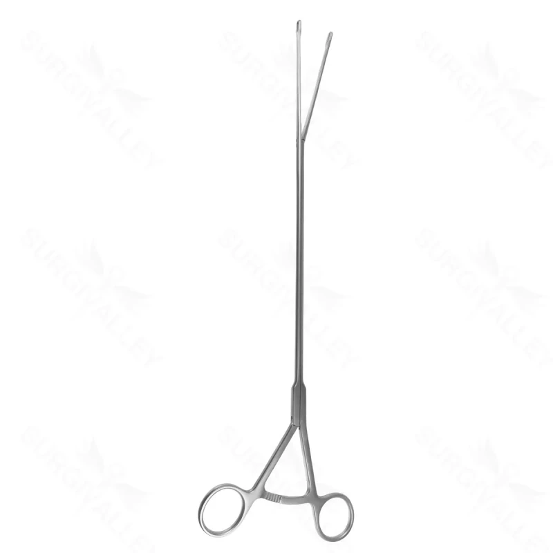 13″ VATS Node Grasping Forceps – 5mm Shaft 11mm Oblong Jaws
