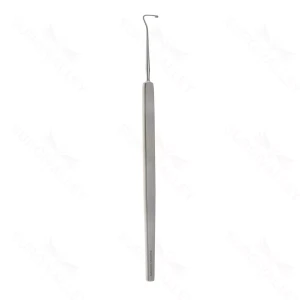 Jameson muscle hook 5 1/8" 11.0mm flattened end, bulbous tip round handle titanium – surgivalley (002210185)