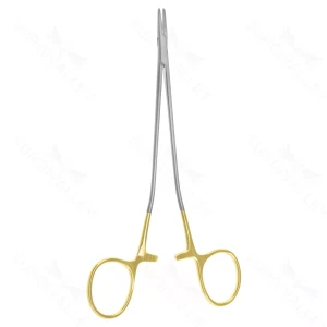 6" Cooley Golden Grip Micro Vascular Needle Holder smooth – surgivalley (111210251)