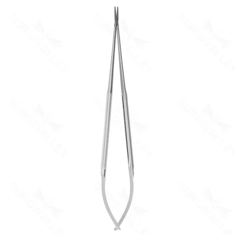 8 1/4″ FineTouch Micro Needle Holder. – straight, w/o lock