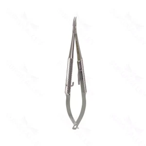 Barraquer Needle Holder – del 125mm cvd w/ lock (S01-81-00-401)