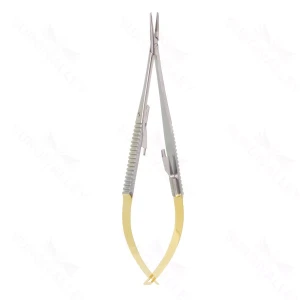 5 1/2″ Castroviejo “GG” Needle Holder – straight serr w/ lock (S01-81-00-76)