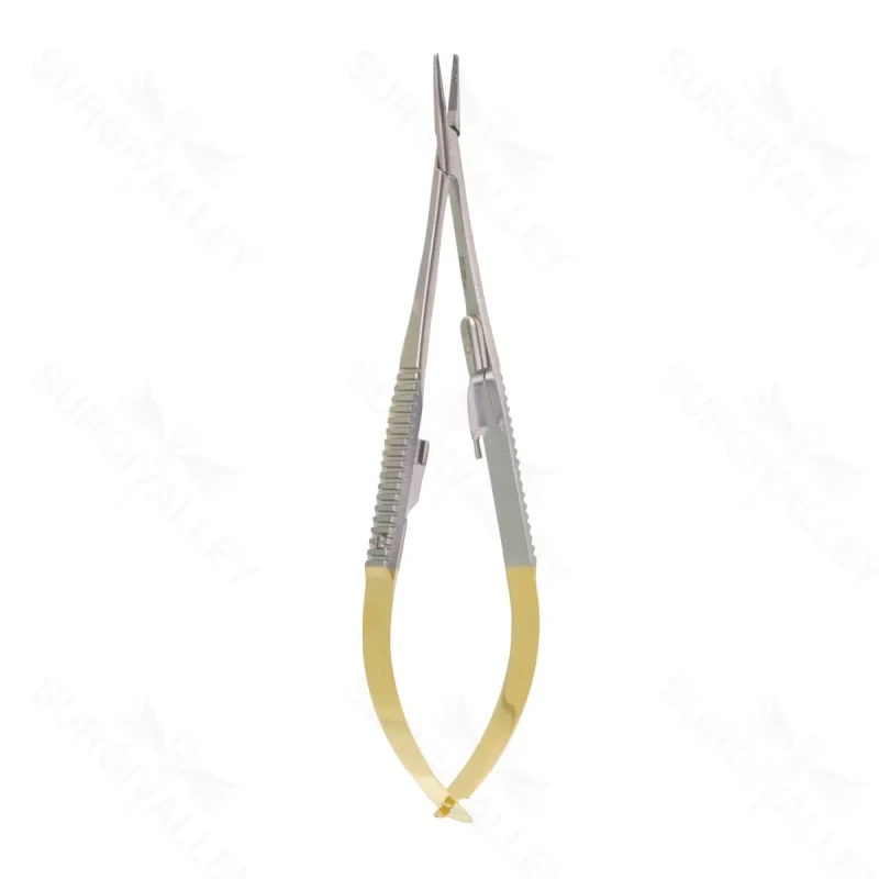 5 1/2″ Castroviejo “GG” Needle Holder – straight smooth w/ lock