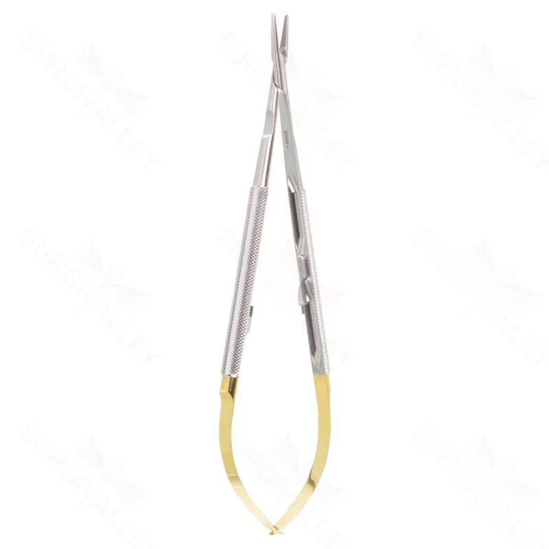 9″ Jacobson “Heavy” Needle Holder – GG w/ lock