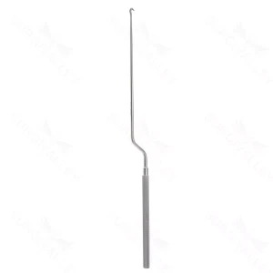 Hardy enucleator 9 1/2" bayonet shaft working length 120mm curved right micro 2.4mm wide blade round handle – surgivalley (999120090)