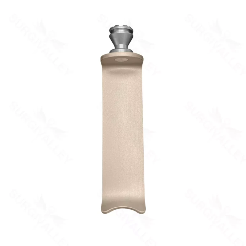 T-Line Blunt Retractor Blade 23 x 60mm Gold with Conical Hub