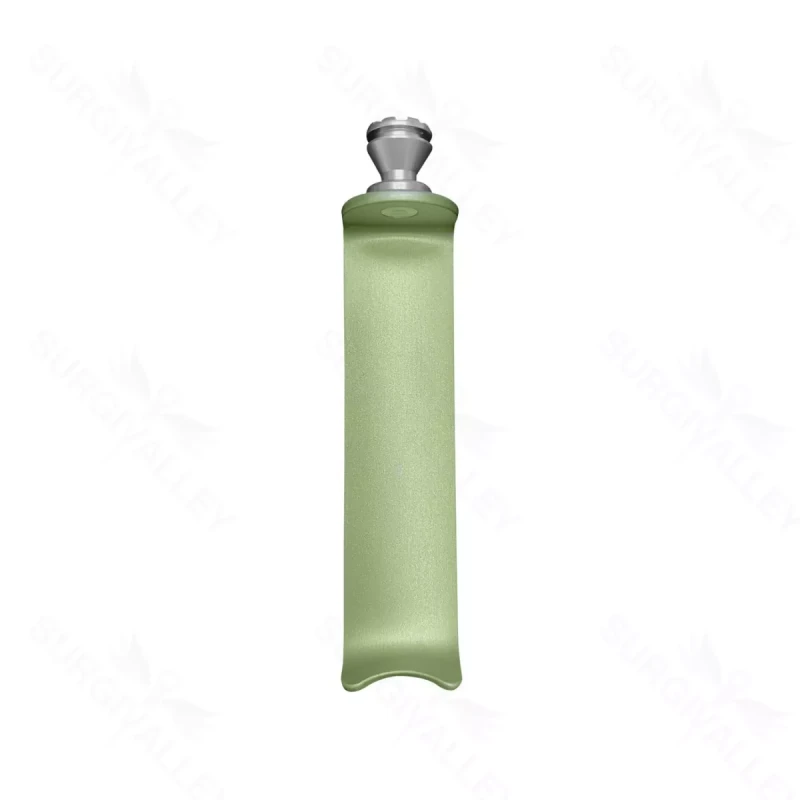 T-Line Blunt Retractor Blade 23 x 70mm Lt Green with Conical Hub