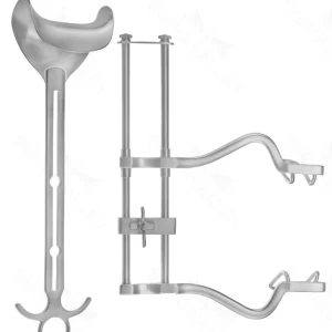 Balfour Abdominal Retractor set – 8″ Spread fixed blades (S01-82-00-302)