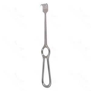 8″ Volkman Retractor – 4 prngs shrp (S01-82-00-38)