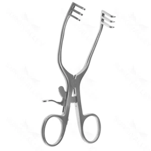 Schuknecht Weitlaner Retractor length 130mm 3×3 sharp – surgivalley (005211362)