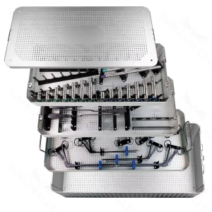 MIS Retractor Case I Ports Dilators Curettes IVD Rongeurs 3 Level (S01-84-00-950)