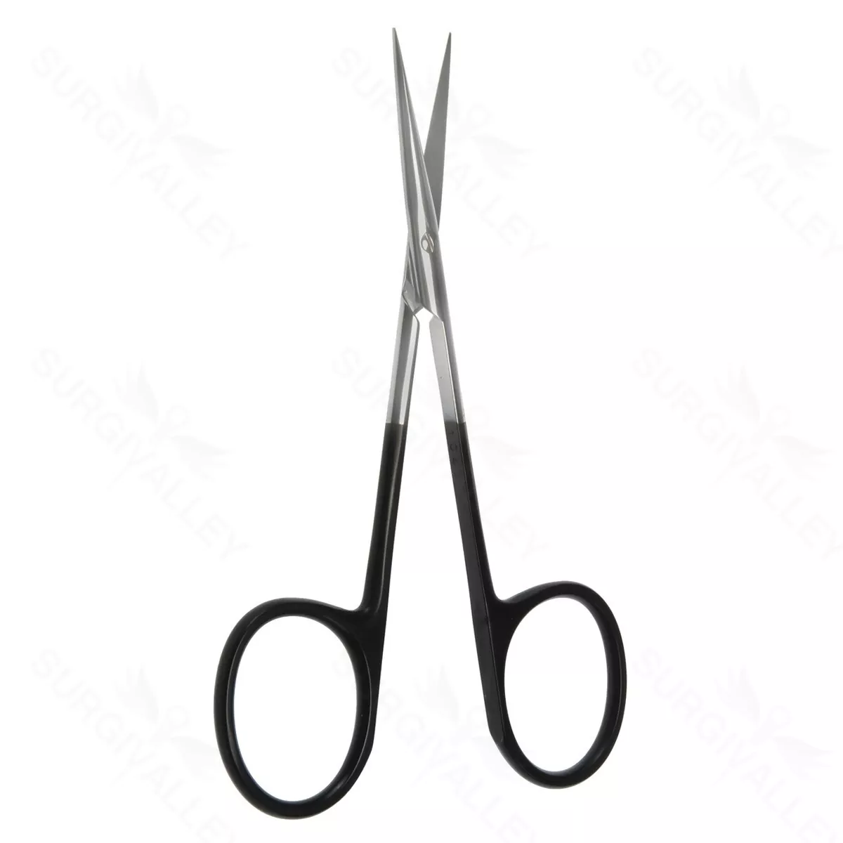4 1/2″ Iris Scissors – Straight Sq. Shanks Super-Cut Large Rings