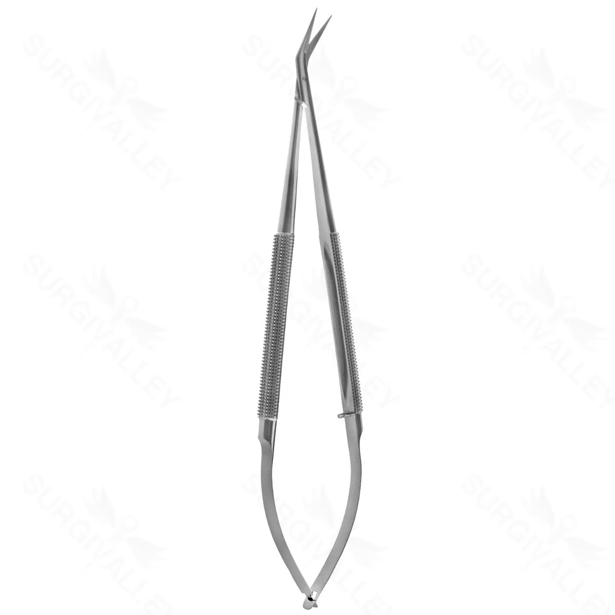 7″ Jacobson Micro Scissors – round handle 45°