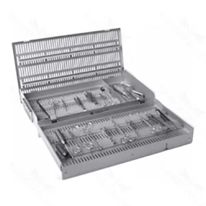 10x20x3" Microsurgical Instrument Sterilization Case Two-Level – surgivalley (999120012)