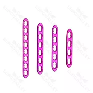 2.0mm Mini Locking Plates 16 Holes Lot of 12 Pcs Titanium (SV-10-1572)