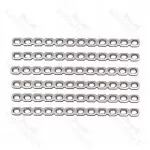 Reconstruction Bone Plate 5.5 mm Set Of 6 Pieces With Screw 5.5 mm 100 Pcs