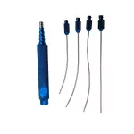 Conjunto de cánulas de infiltración Luer Lock de 5 piezas - Grado quirúrgico