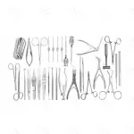 Eye Dcr Instruments Set (5 Pieces) - Autoclavable Steel Tools