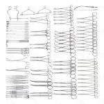 5 - Piece Eye Muscle Enucleation Set - Surgical Grade Instruments