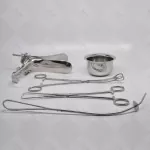 5 - Piece Vaginal Instruments Set - Stainless Steel Surgical Tools
