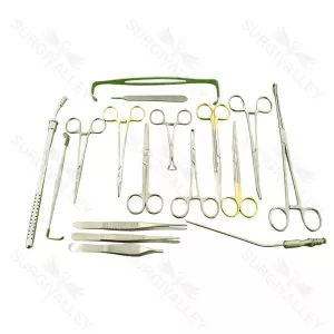 58 pcs Minor Surgery Set General Surgery Instruments Kit Stainless Steel with Case – surgivalley (SV-98-789)