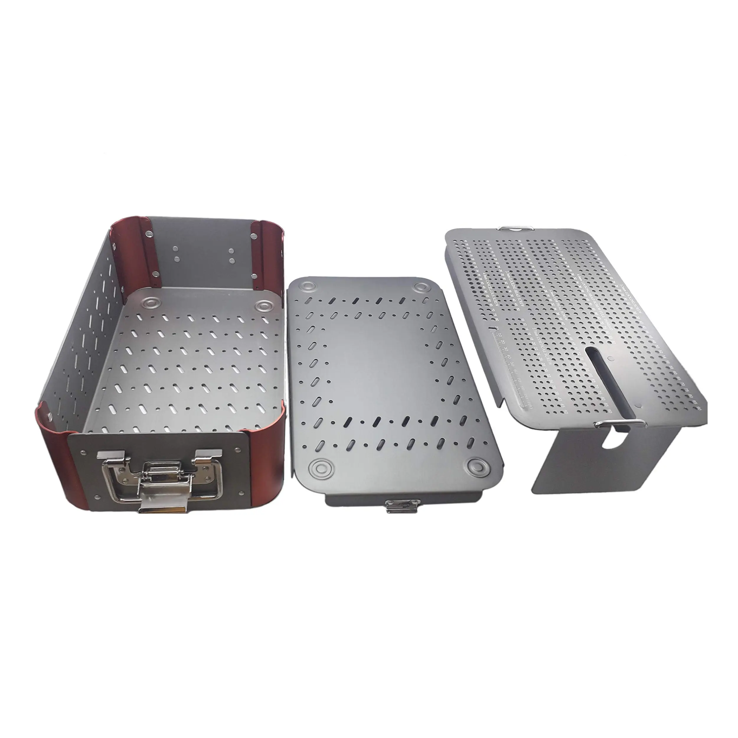 Orthopedic LCP 3.5 mm Locking Screw Empty Aluminium Case Box