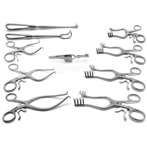Surgical Veterinary Retractors Weitlaner Gelpi Premium Instruments Set of 10 – surgivalley (SV-10-1299)