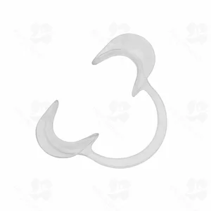 Hold-Free Double Sided Plastic Lip Retractor Adult (005010024)