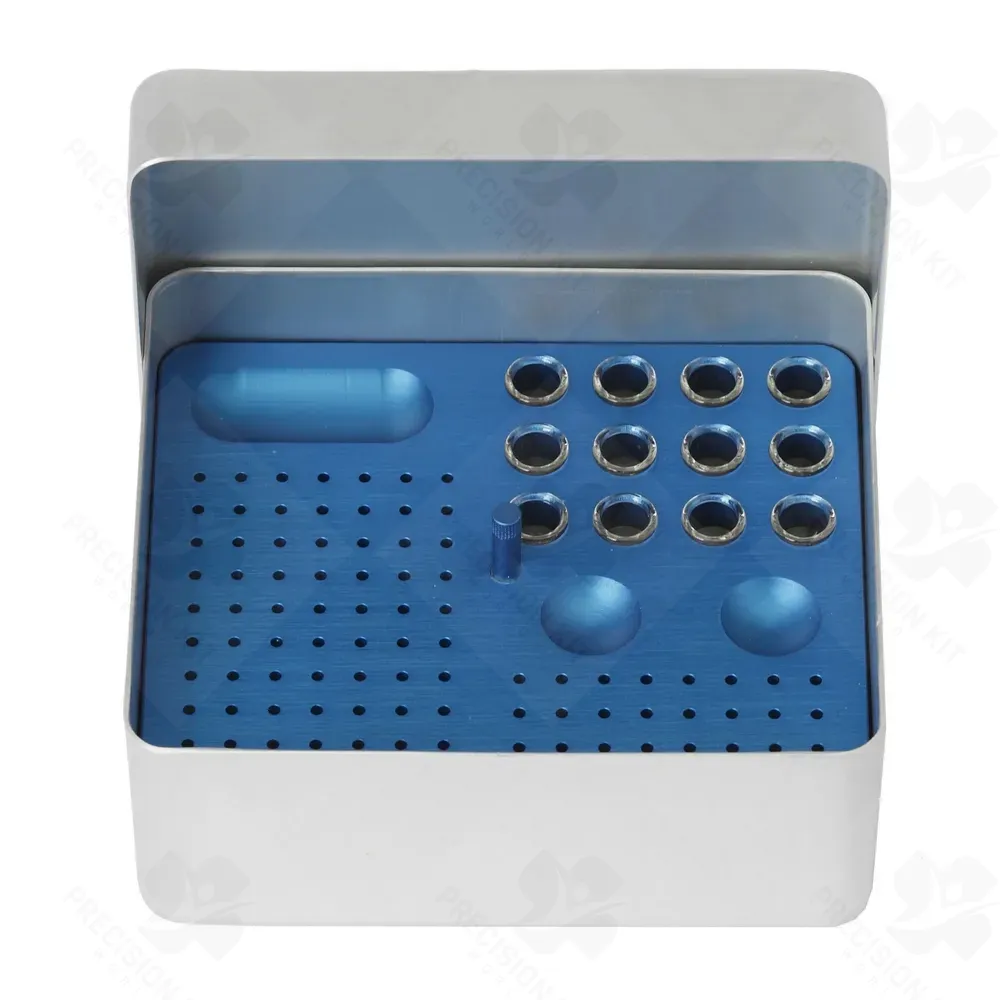 Endodontic Box Aluminium Medium 112/12 SR/BD