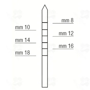 Osteotome Pointed 2mm (012010030)
