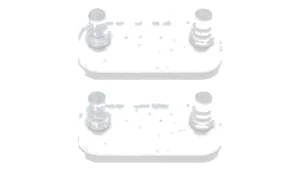 Davis mouth gag bite liners, autoclavable, natural rubber, sold as a pair (049030009)